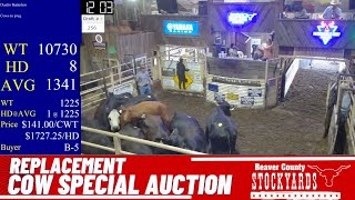 872024  Beaver County Stockyards Special Cow Auction [upl. by Levitan287]