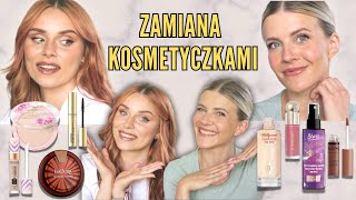 ZAMIANA KOSMETYCZKAMI Chat makeup sekrety naszych makijaży  Makijażowe tipy i wielkie zaskoczenie [upl. by Knutson954]