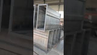 Scraper conveyor and the bucket elevator being produced [upl. by Roumell]