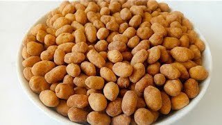 How To Make Homemade Coated Peanut  Groundnut [upl. by Homovec]