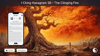 I Ching Hexagram 30  The Clinging Fire [upl. by Salocin]