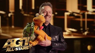 Ventriloquist LEGEND Terry Fator on AGT AllStars  shorts [upl. by Eidderf]