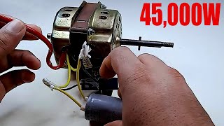 Free Energy 220V Generator Top05 Copper Coil Light Bulb Electric Condenser 45KV Transformer Idea [upl. by Enyar]