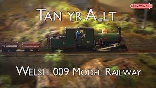 Tan yr Allt  Welsh Narrow Gauge Model Railway in 009  The Railway Room [upl. by Etteinotna]