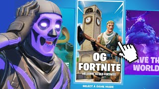 OLD FORTNITE is BACK [upl. by Elurd]