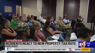 Harlingen residents react to new property tax rate [upl. by Ylrebmit283]