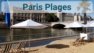 Beaches In Paris  Paris Plages  Paris Free Things To Do [upl. by Eneryt]