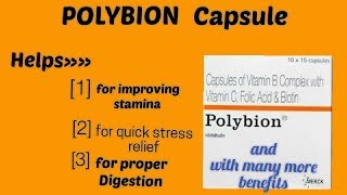 Polybion capsule for vitamin Bcomplex [upl. by Rose434]