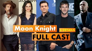 Moon Knight Series Full Cast amp Character Name amp More Info  Movie Cast Channel [upl. by Kinsley]