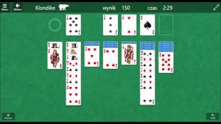 Gramy klasycznie Microsoft Solitaire Collection KlondikePasjans [upl. by Nolrak240]