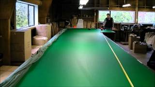 Lawn Bowls Test Table Green Demo [upl. by Nomma442]