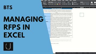 Using Excel for RFPs RFP Response Management Template Demo [upl. by Shel925]