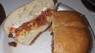 HOW TO MAKE A BRONX BODEGA STYLE CHOPPED CHEESE SANDWICH HOMEMADE [upl. by Redman]