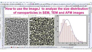 Grain size analysis using ImageJ software for SEM TEM and AFM images part 2 [upl. by Alimac]