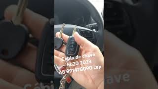 Hyundai hb20 2023 copia de chave canivete ou comum 48 991478090 zap [upl. by Anek225]