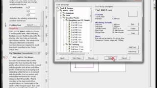 2D profiling tutorial artcam tutorial [upl. by Dlanod]