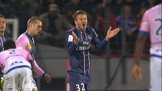 Beckhams red card and bustup in Evian  201213 [upl. by Siri]