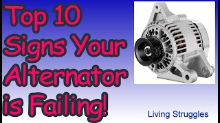 Top 10 Signs Your Alternator is Failing [upl. by Kcirdde]