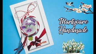 Martisoare Handmade Cum sa faci un martisor Martisor cu flori din piatra decorativa din sticla 7 [upl. by Renate988]