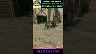 ALLORAPTOR JWA  Replacement Species Mod  Jurassic World Evolution 2 Mods  shorts [upl. by Boothe986]