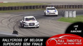 Rallycross of Belgium Mettet 2014 Supercars Semi Finals [upl. by Assyram]