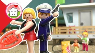 Playmobil Policja po polsku Złodzieje na plaży  Rodzina Hauserów [upl. by Poland]