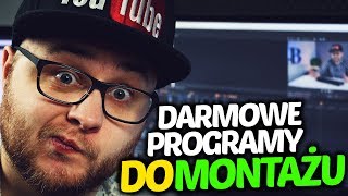 NAJLEPSZE DARMOWE PROGRAMY DO MONTAŻU 🎬 [upl. by Ahsieka]