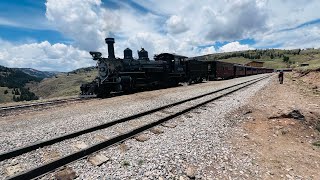 3 Foot NARROW GAUGE CUMBRES amp TOLTEC SCENIC RR K27 MUDHEN 463 and train to ANTONITO Colorado [upl. by Odnuges90]