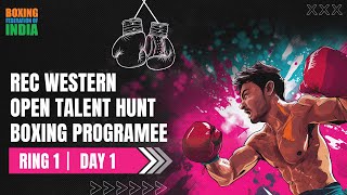 Ring 1  Day 1  REC Western Open Talent Hunt Boxing Programme  Junior amp Sub Junior  Girls amp Boys [upl. by Anitnegra]