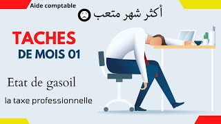 Taches de mois 01 aide comptable [upl. by Assirehs331]