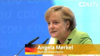 Angela Merkel zur Bundestagswahl quotDas Ziel fest im Blickquot [upl. by Mercola]