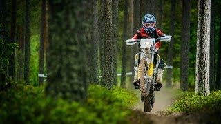 Raw Enduro Training 01 on Husqvarna TE 250 2 Stroke 2016 [upl. by Barbour]