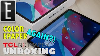 Another Color quotePaperquot Tablet   TCL 12 Pro Unboxing [upl. by Amahs]