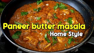 Paneer butter masala homestyle curry homemade recipe paneer [upl. by Suoivatco]