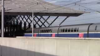 High speed train TGV AVE on the LGV med [upl. by Amaryllis]