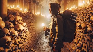 Exploring the Paris Catacombs Journey into the Empire of the Dead [upl. by Tychonn]