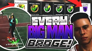 QUICKEST METHOD TO GET ALL CENTER BADGES IN 2K19 HALL OF FAME [upl. by Annabela]