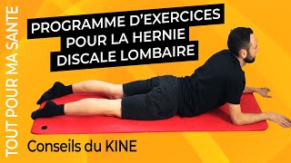 Hernie discale  les exercices et les étirements Kiné [upl. by Gottfried]