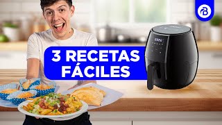 ✅ 3 RECETAS INCREÍBLES para tu FREIDORA de AIRE 🤩 ¡MUY FÁCILES [upl. by Burgener982]