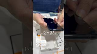 Unboxing iPhone SE 3  iPhone swap installment  Greenhills trending viral iphone unboxing [upl. by Alyks944]