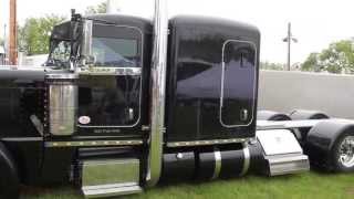 RoadWorks 2013 Peterbilt 389 Showtruck at Huron South Dakota Wheel Jam Truck Show [upl. by Yedrahs540]