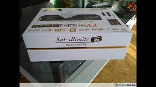 حالة جهاز SAT iLLiMiTé F 300 HYPER و مميزاته IPTV و VOD [upl. by Wolf]