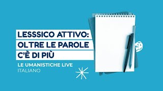 Lessico attivo oltre le parole c’è di più  Italo Rosato Beatrice Cristalli [upl. by Trinia]