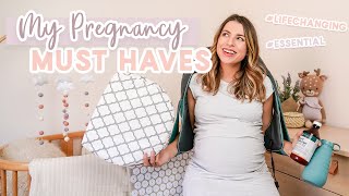 TOP PREGNANCY MUST HAVES  Essentials For Every Trimester [upl. by Isadora]