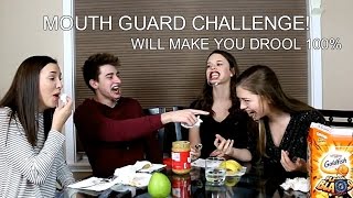 MOUTH GUARD CHALLENGE YOU WILL DROOL 100  EAT WITH MOUTH GUARD IN [upl. by Keene]