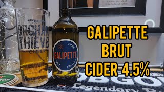 Galipette brut cider 45  Galipette cider  review No 1221 [upl. by Latsyrk387]