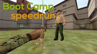 Opposing Force Boot Camp speedrun in 914 [upl. by Marita]