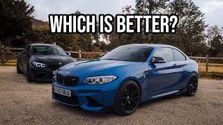 IS THE OLD BMW M2 STILL ANY GOOD M2 VS M2 COMP [upl. by Nonnerb618]