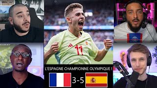 LES REACTIONS APRES LE DOUBLE DE FIRMINE LOPEZ EN FINALE DES JO CONTRE LA FRANCE [upl. by Ravens]