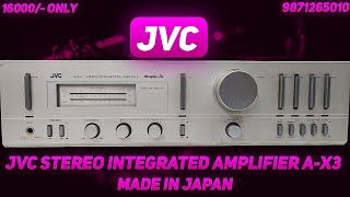 JVC STEREO INTEGRATED AMPLIFIER AX3 Price  16000 Only Contact No  9871265010 [upl. by Erline680]